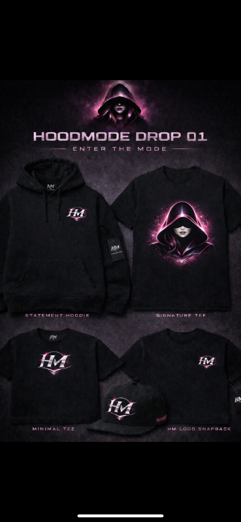 HOODMODE WOMEN'S SIGNATURE TEES & HOODIES