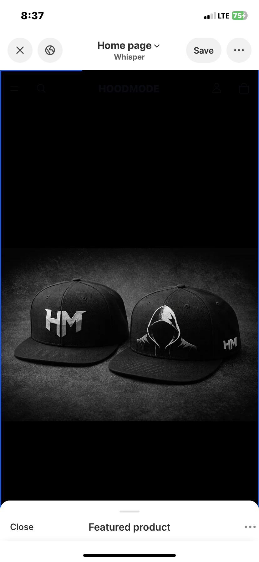 HOODMODE Caps
