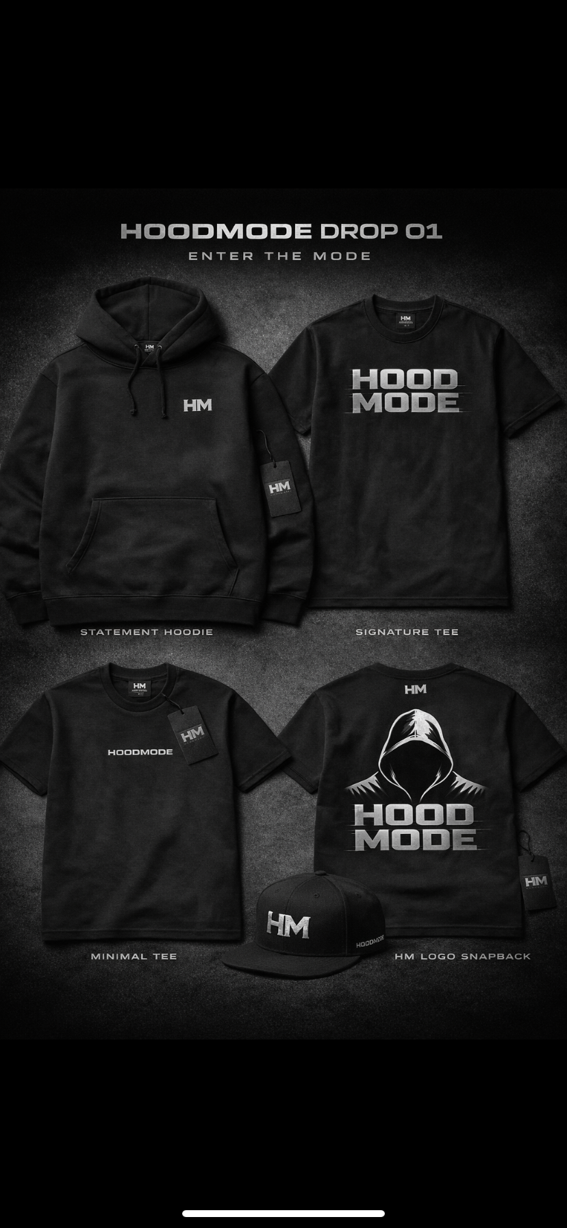 HOODMODE MEN'S SIGNATURE TEES
