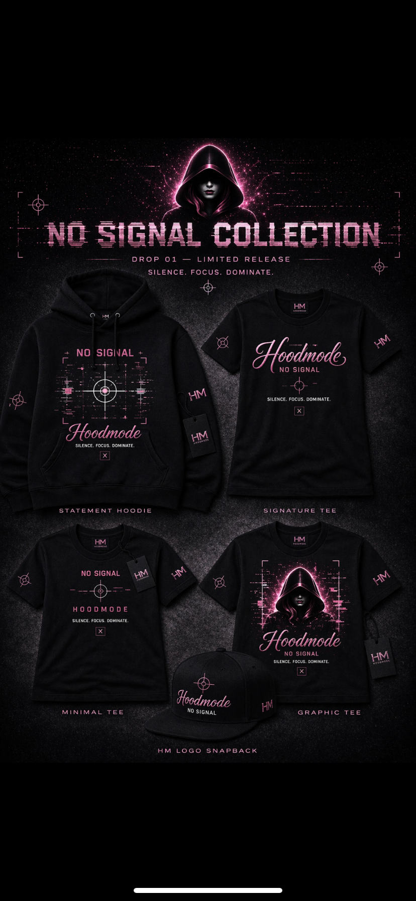 HOODMODE “No Signal” Women’s Hoodies