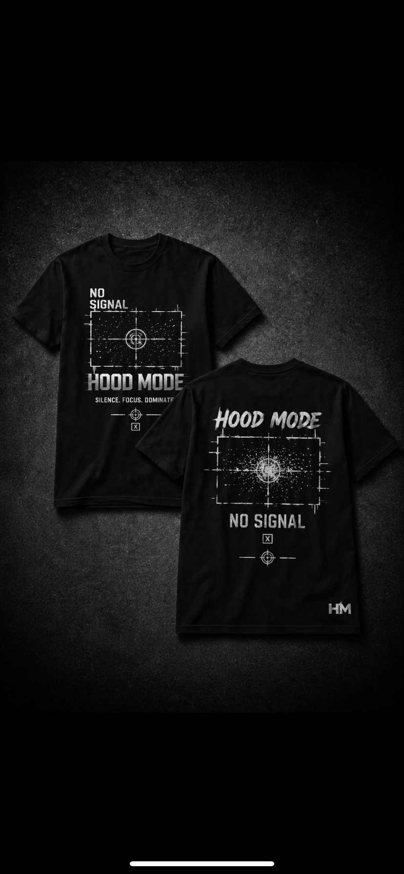 HOODMODE “No Signal” Tees