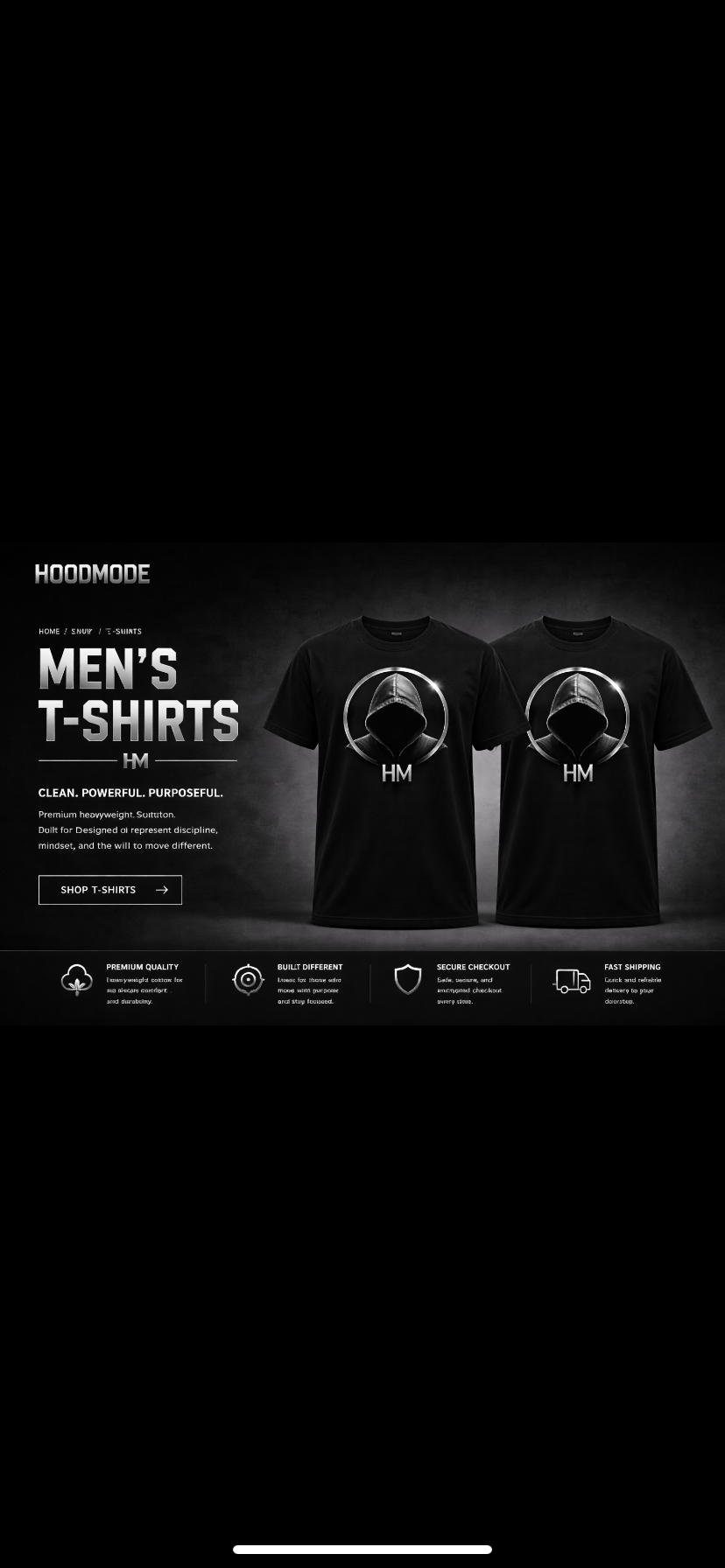 HOODMODE “Midnight Edition”      Vol.02 Tees