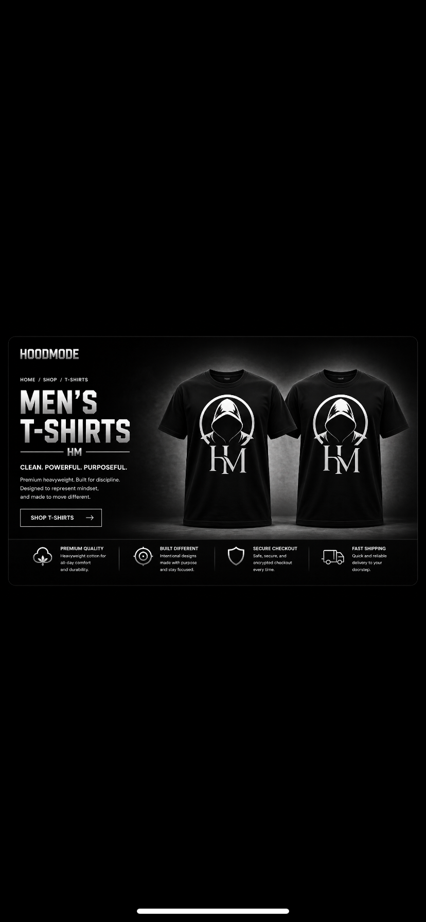 HOODMODE “Midnight Edition Volume 02. Tees”